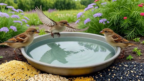 El truco natural para llenar tu patio de gorriones en noviembre