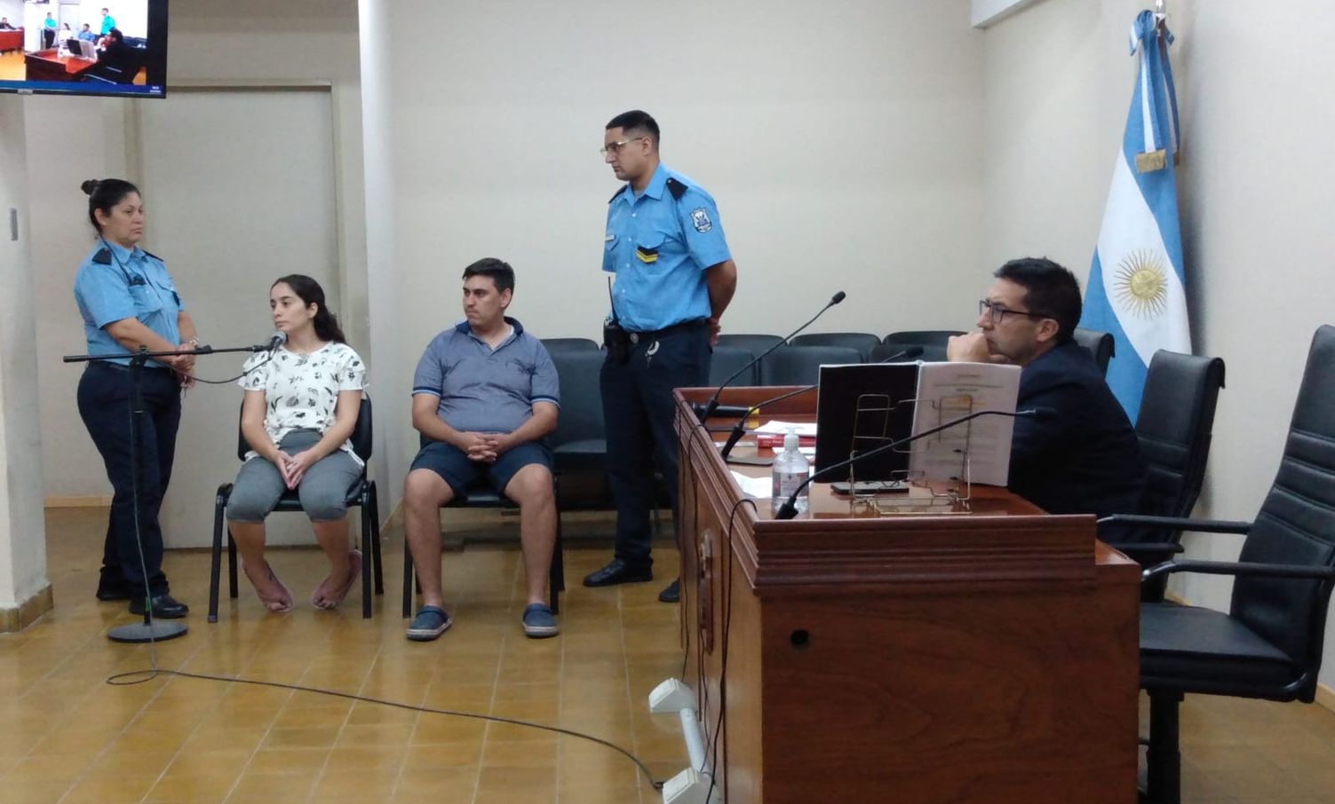 Caso Green House: los detenidos Brisa Ocampo y Francisco Ontiveros ante el juez Federico Rodríguez.&nbsp;