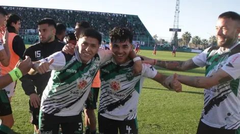 Alejandro Molina anotó su gol para el único triunfo de San Martín ante Guemes en el año 2024.