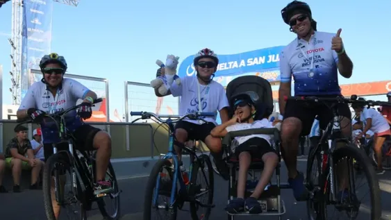 La Vuelta Inclusiva fue una fiesta aparte