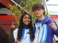 A Suecia. Los luchadores sanjuaninos Kiara Ozán y Lisandro Funes competirán en Suecia.