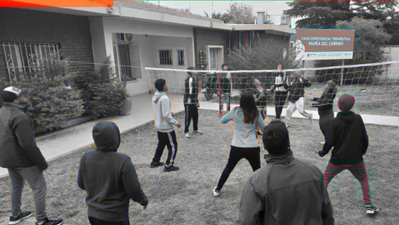 CONTENCIÓN. En los centros estatales de atención a las adicciones, los chicos tienen actividades deportivas.