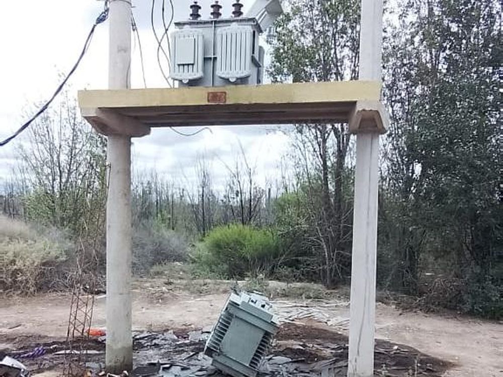 Por el robo de transformadores y tableros, malestar en el campo