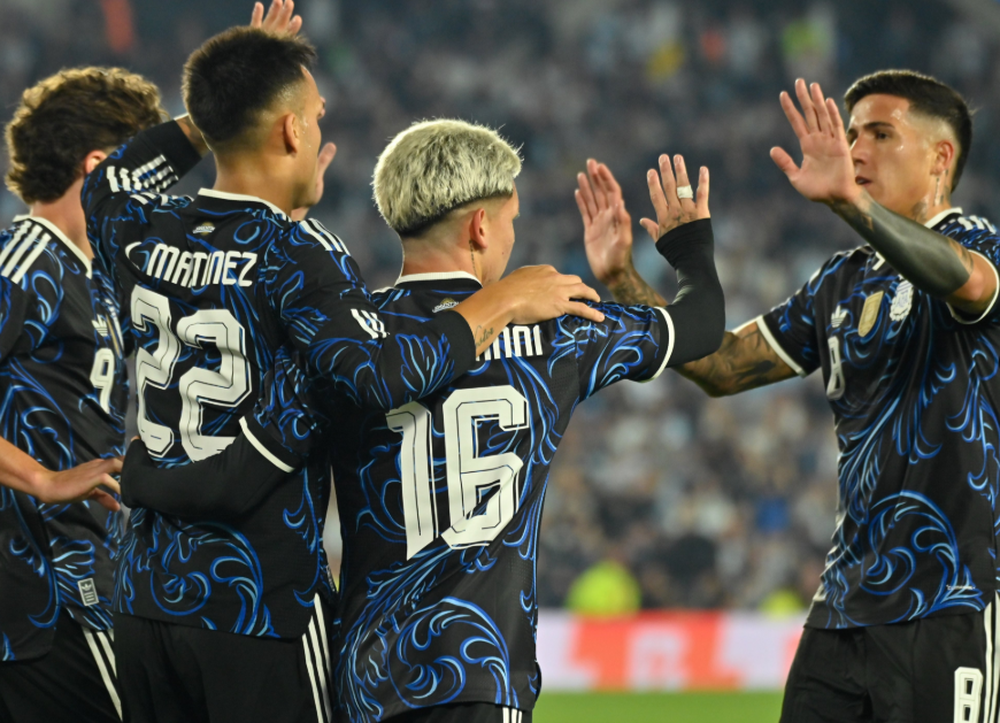 Franco Mastantuono marcó el sexto gol de Argentina ante Burkina Faso.