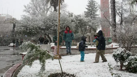 Qué condiciones se tienen que dar para que nieve en la Ciudad