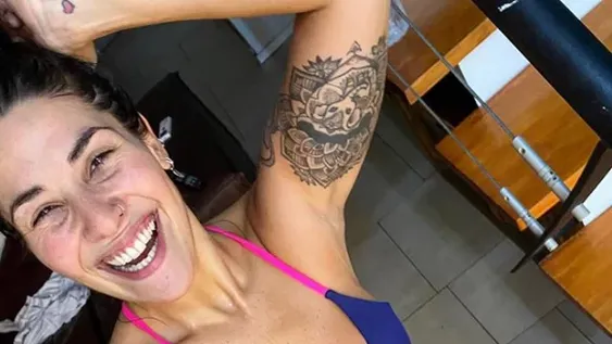 Ivana Nadal levantó suspiros haciendo ejercicio