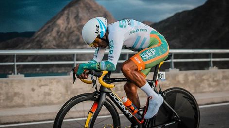 El SEP copó el podio de la crono en Elite en el Argentino de Ruta