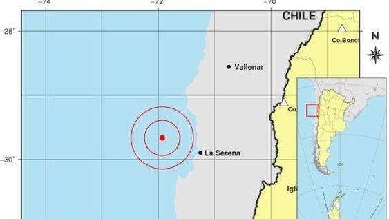 Fuerte sismo sacudió la región de Coquimbo y  se sintió en Iglesia