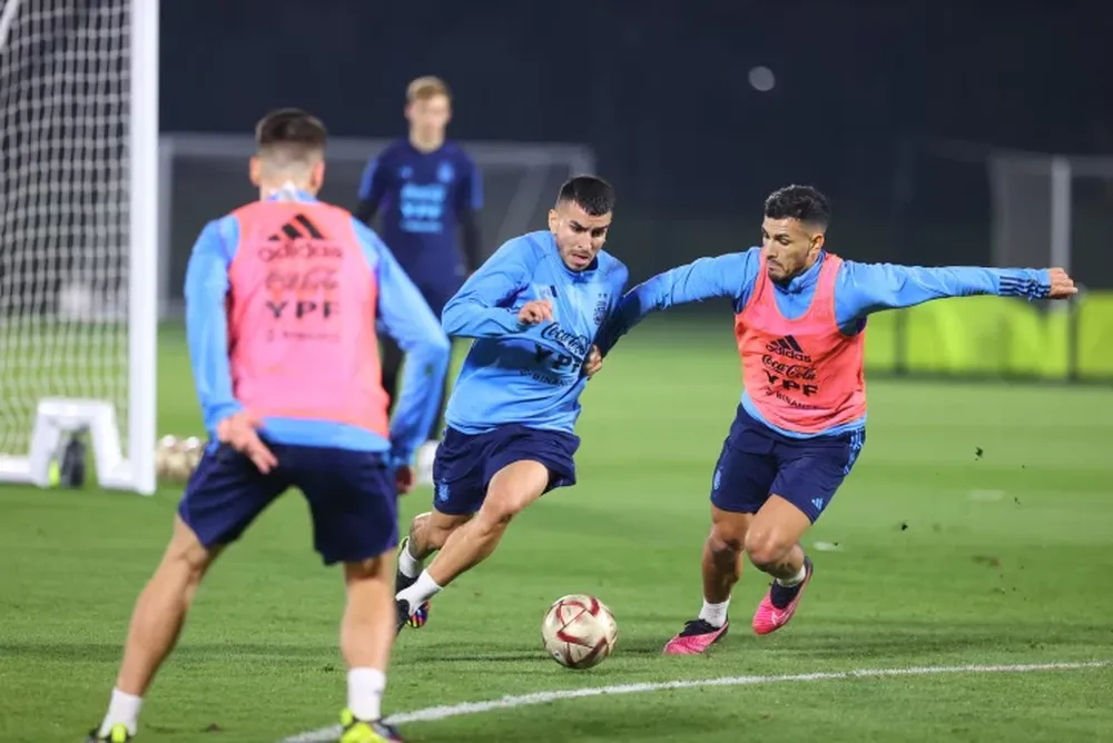 Argentina realizó la última práctica antes de enfrentar a Croacia con “Papu” Gómez diferenciado