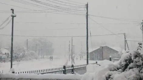 Varados, evacuados, derrumbes y cortes de luz por temporal de nieve y viento