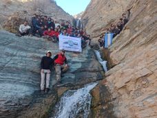 Alumnos del Taller de Montañismo de la Escuela Industrial realizaron una nueva salida a la montaña.