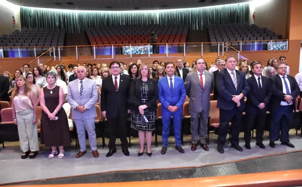 La cereminia de distinción del personal judicial retirado y fallecido en 2025 se realizó en el Centro de Convenciones Barrena Guzmán.