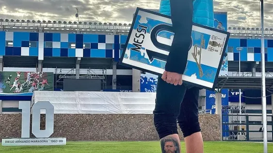 El sanjuanino que viaja por una firma de Messi y recibió un mensaje de Richarlison