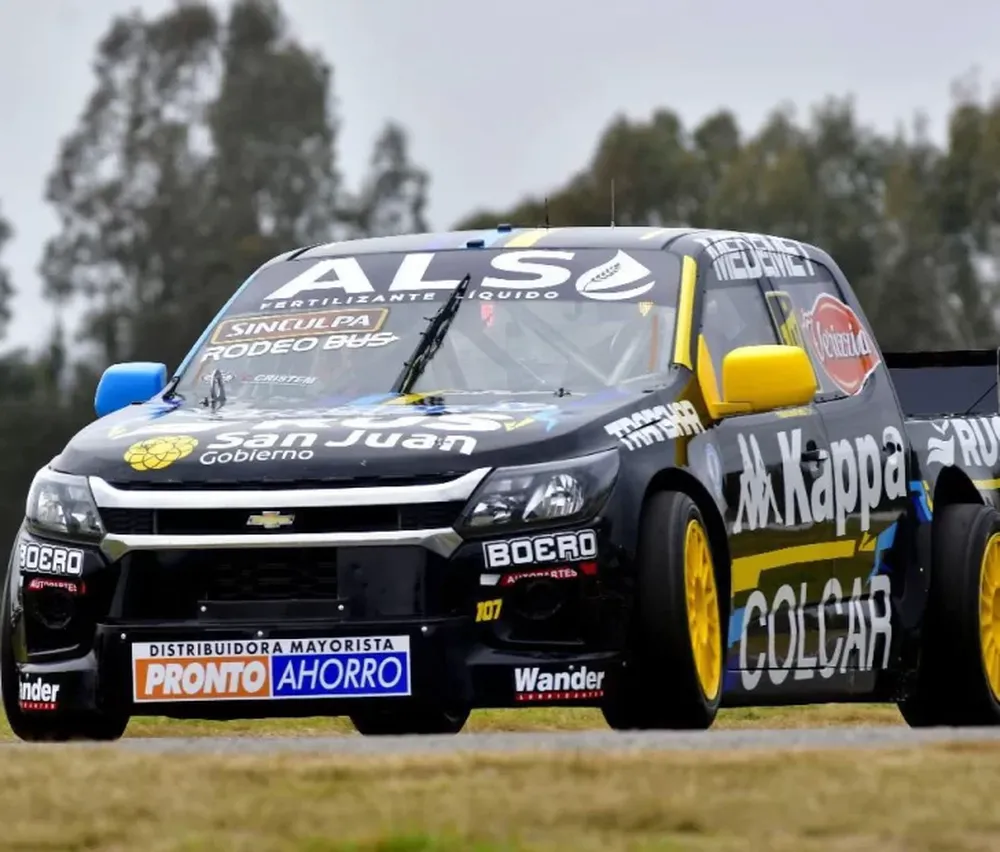 LA CHEVROLET S10 del sanjuanino que tuvo un notable rendimiento en el Villicum, estará en la fecha final y decisiva del campeonato de las TC Pick Up.