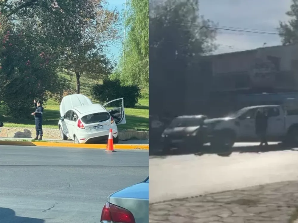Dos fuertes choques en menos de 100 metros en una zona transitada de Santa Lucía