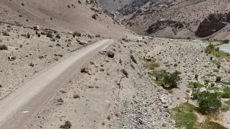 SIN USO. Si bien el camino existe y tiene un trazado cómodo, no está habilitado para el paso comercial y turístico. Como ventaja, es de menor altura y podrá estar más tiempo funcionando.