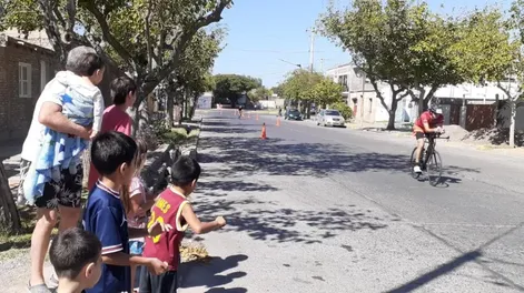 Los Brizuela tuvieron palco VIP para el Ironman