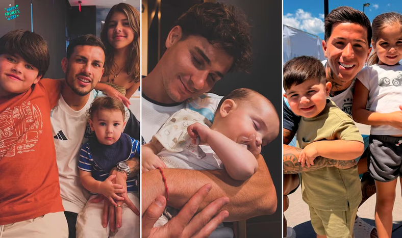 Día del Padre, jugadores de la Selección argentina.