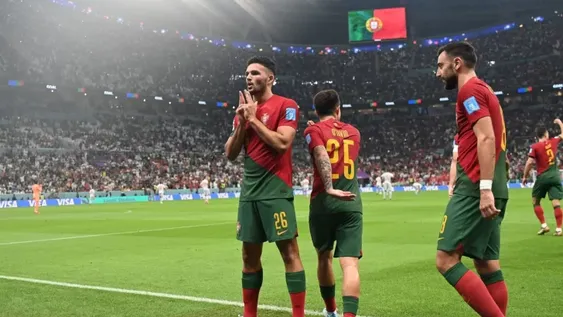 Triplete de Ramos y goleada histórica de Portugal a Suiza