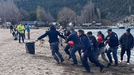 Murió una mujer de 76 años tras ingresar a las frías aguas del lago Lácar