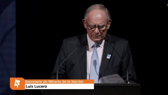 dia de la mineria en san juan: luis lucero defendio el rigi y hablo de 50 mil millones de dolares en inversiones