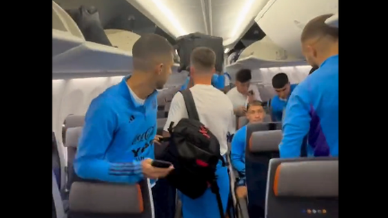 La Selección y un video íntimo del viaje a Qatar