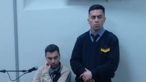 En silencio. Alejandro Exquiel Jofré se abstuvo de dar su versión. El juez Matías Parrón le dictó dos meses de prisión preventiva.