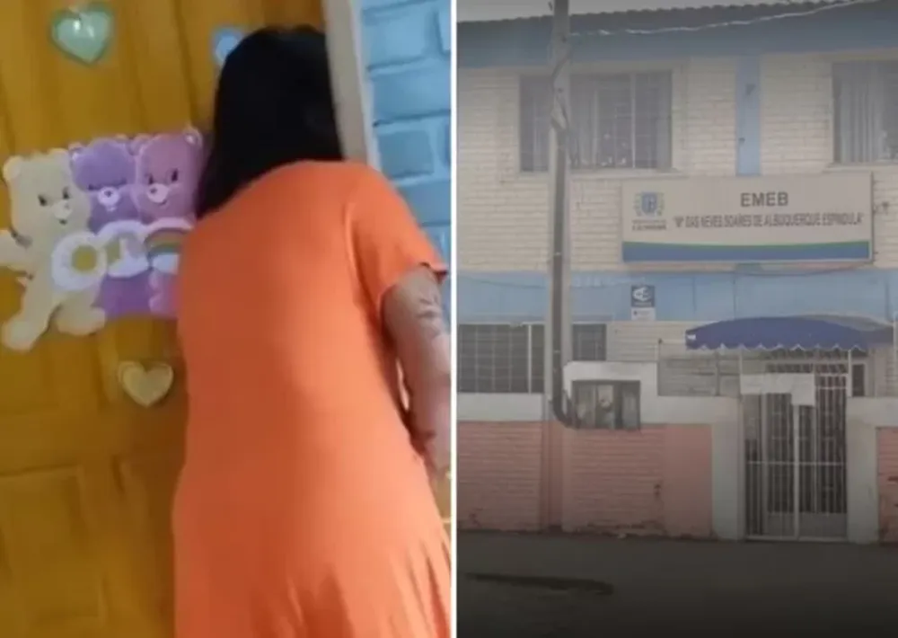 Suspenden a la directora de una escuela que fue grabada con un juguete sexual en la puerta del aula