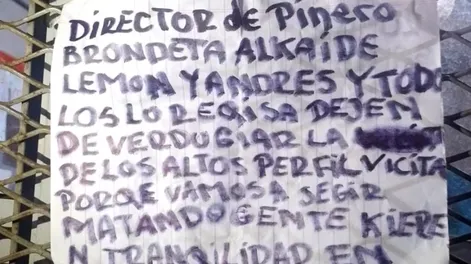 Rosario: otra vez balearon una escuela y dejaron una amenaza a metros de un patrullero