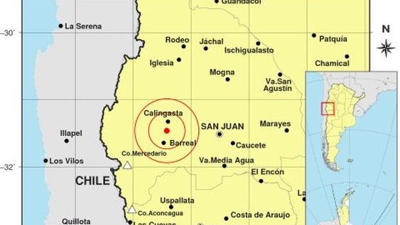 Otro sismo sacudió el suelo calingastino por la mañana