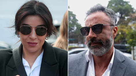 Gianinna Maradona y Leopoldo Luque.