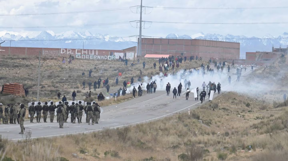 Tensión en Bolivia.