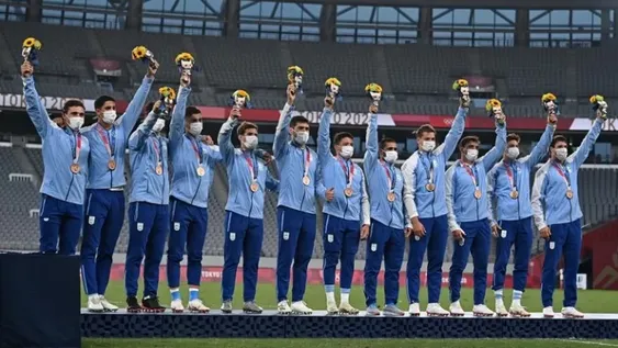 [VIDEO] ¡Así recibieron Los Pumas la medalla de bronce en los JJOO de Tokio 2020!