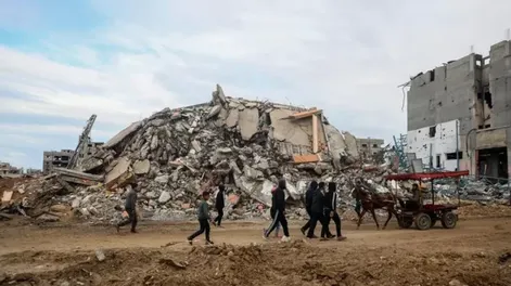 Ataque aéreo israelí dejó tres policías muertos en el sur de Gaza
