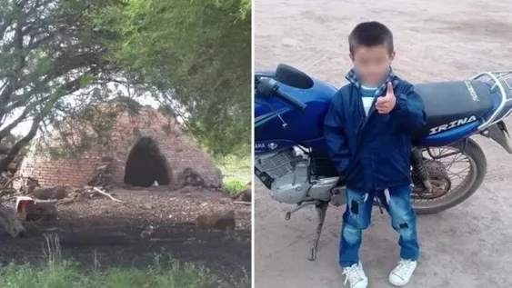 Nene cayó en un horno de barro y murió carbonizado