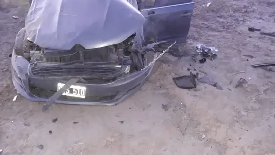 Viajaban desde Buenos Aires y volcaron en la zona de El Encón: se salvaron de milagro