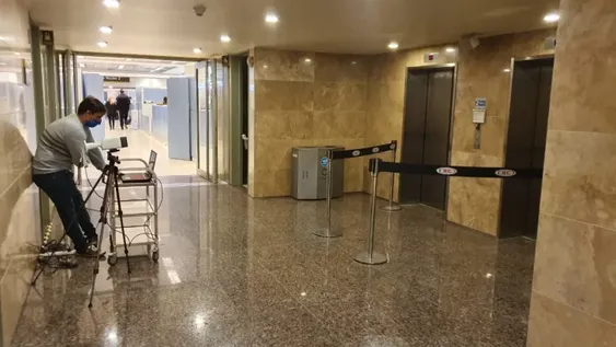 Centro Cívico: ponen cámaras térmicas para medir la fiebre a unas 5 mil personas por día