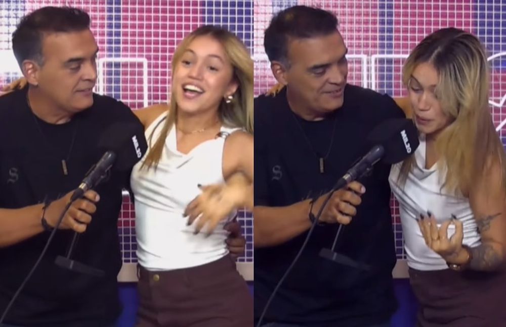 Viral: Ale Ceberio cantaba en vivo en un streaming de San Juan y ¿la conductora quedó expuesta por no saberse la letra?