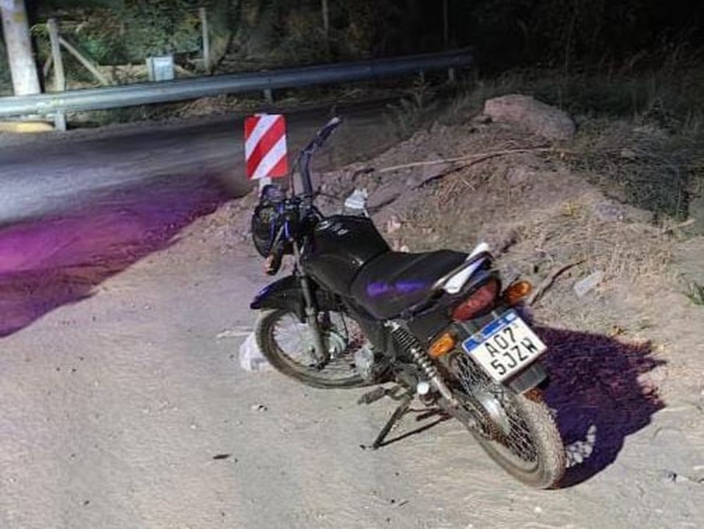 Tras una persecución, recuperaron una moto robada