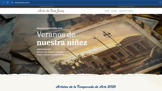 Arte de San Juan anuncia su celebración aniversario: la muestra colectiva presencial Veranos de nuestra niñez