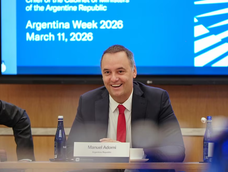 Manuel Adorni, jefe de Gabinete. Manuel Adorni, jefe de Gabinete.