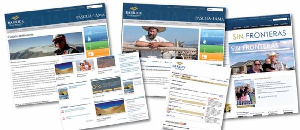 Ya se puede visitar la Web de Pascua Lama