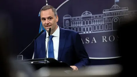 Manuel Adorni, vocero de Javier Milei