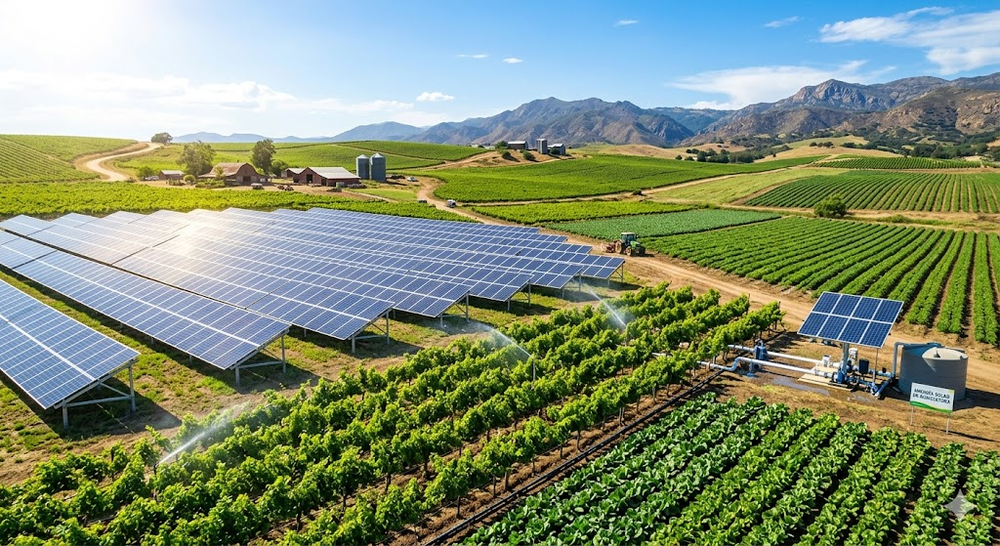El auge de la energía solar en el sector agrícola: cómo la tecnología fotovoltaica transforma los costos de producción