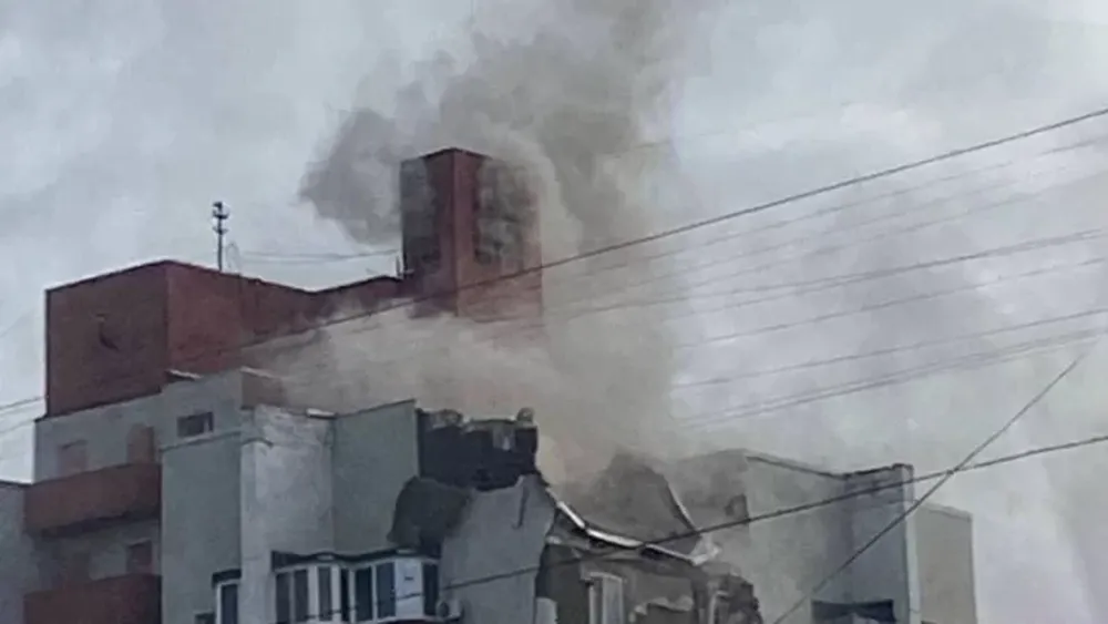 Ucrania bombardeó un edificio residencial en la ciudad rusa de Belgorod