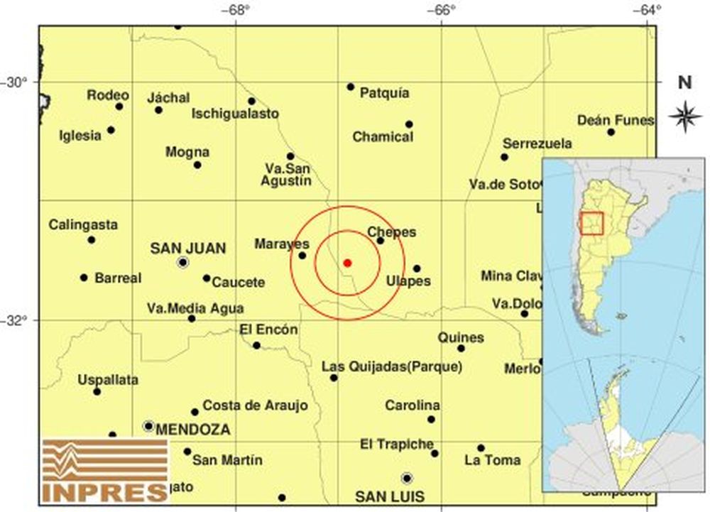 Tembló fuerte en La Rioja y se sintió en San Juan