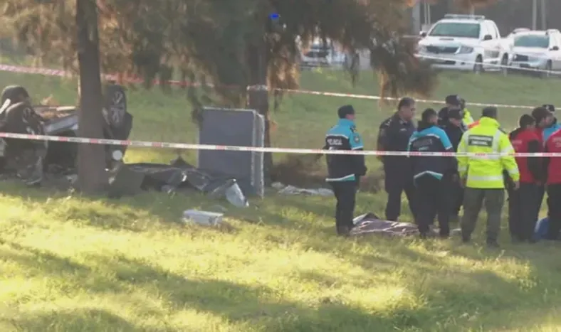 El único sobreviviente es el conductor y fue imputado por quíntuple homicidio culposo