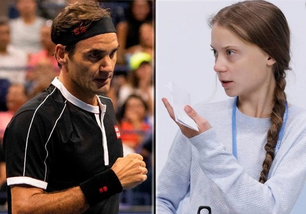 Roger Federer le respondió a Greta Thunberg luego de sus acusaciones por el medio ambiente