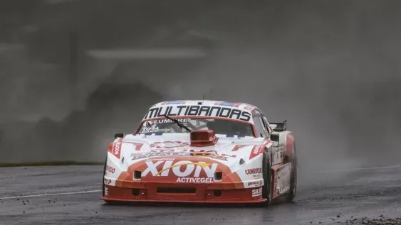 TC: una clasificación complicada de los pilotos sanjuaninos bajo la lluvia