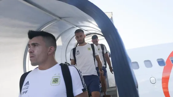 La Selección tuvo control antidoping al llegar a Belo Horizonte